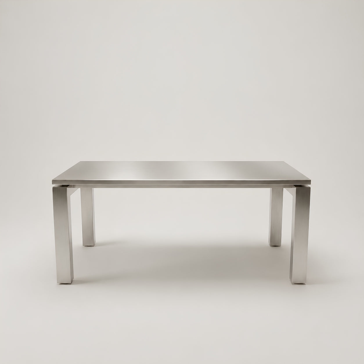 Hiru Couchtisch Edelstahl