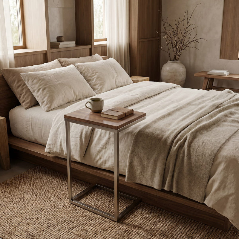 Sena Couch Beistelltisch Holz