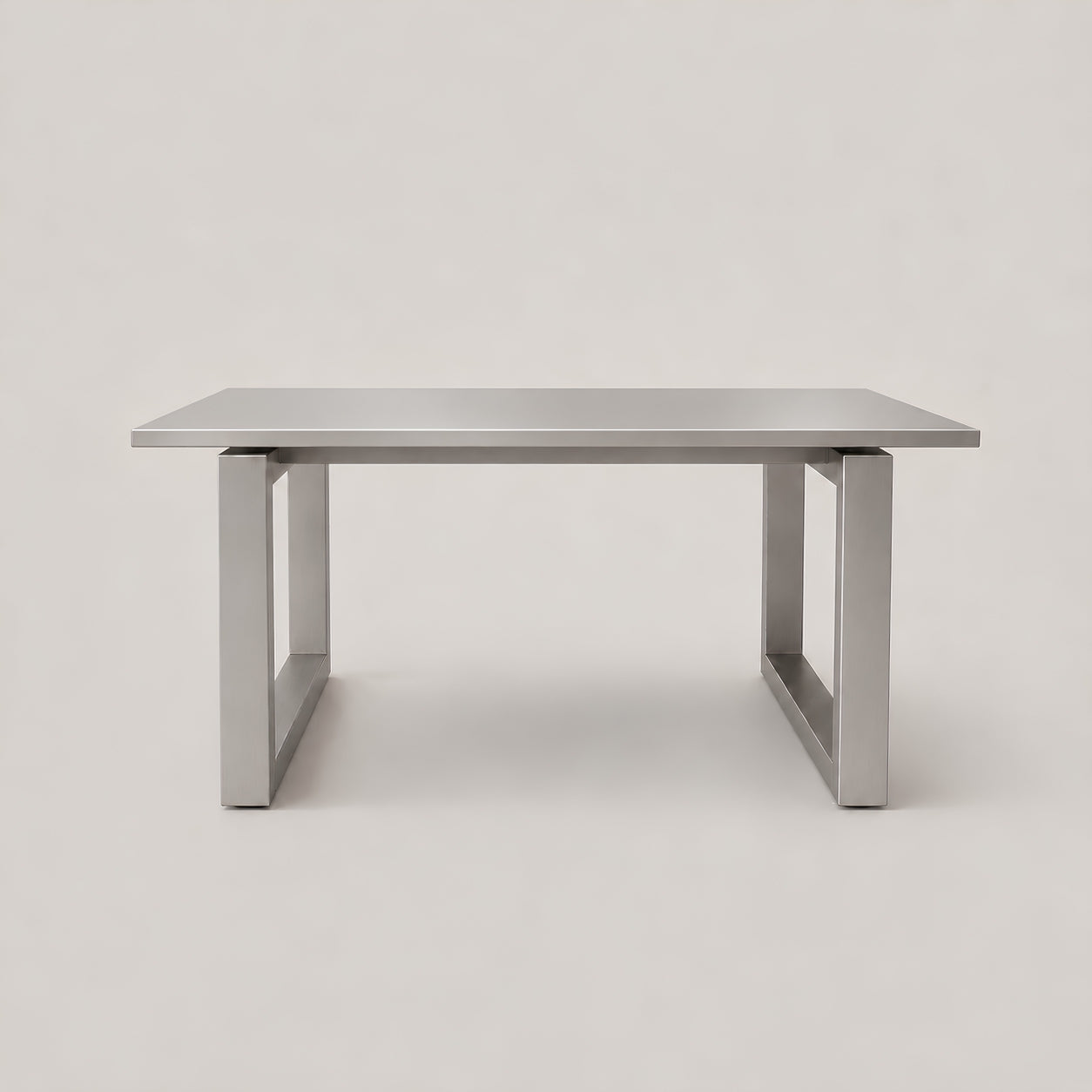 Sora Couchtisch Edelstahl
